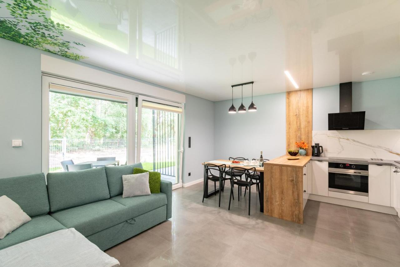 Apartamenty W Sam Las By Klif Ustka Dış mekan fotoğraf